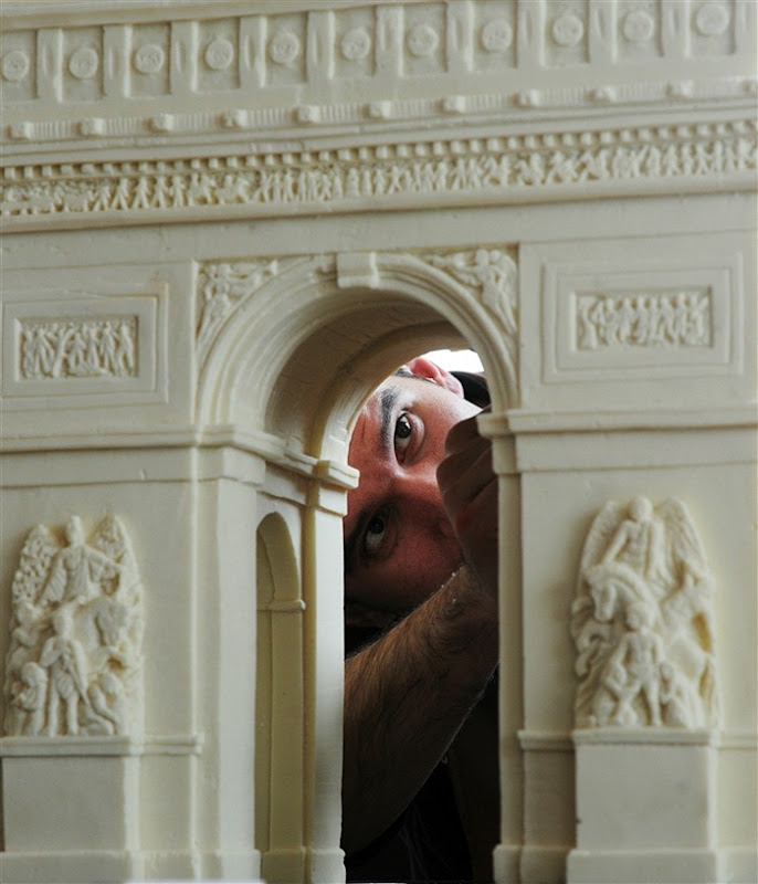 Chocolate Sculptures at Exhibition in Hong Kong Amusing